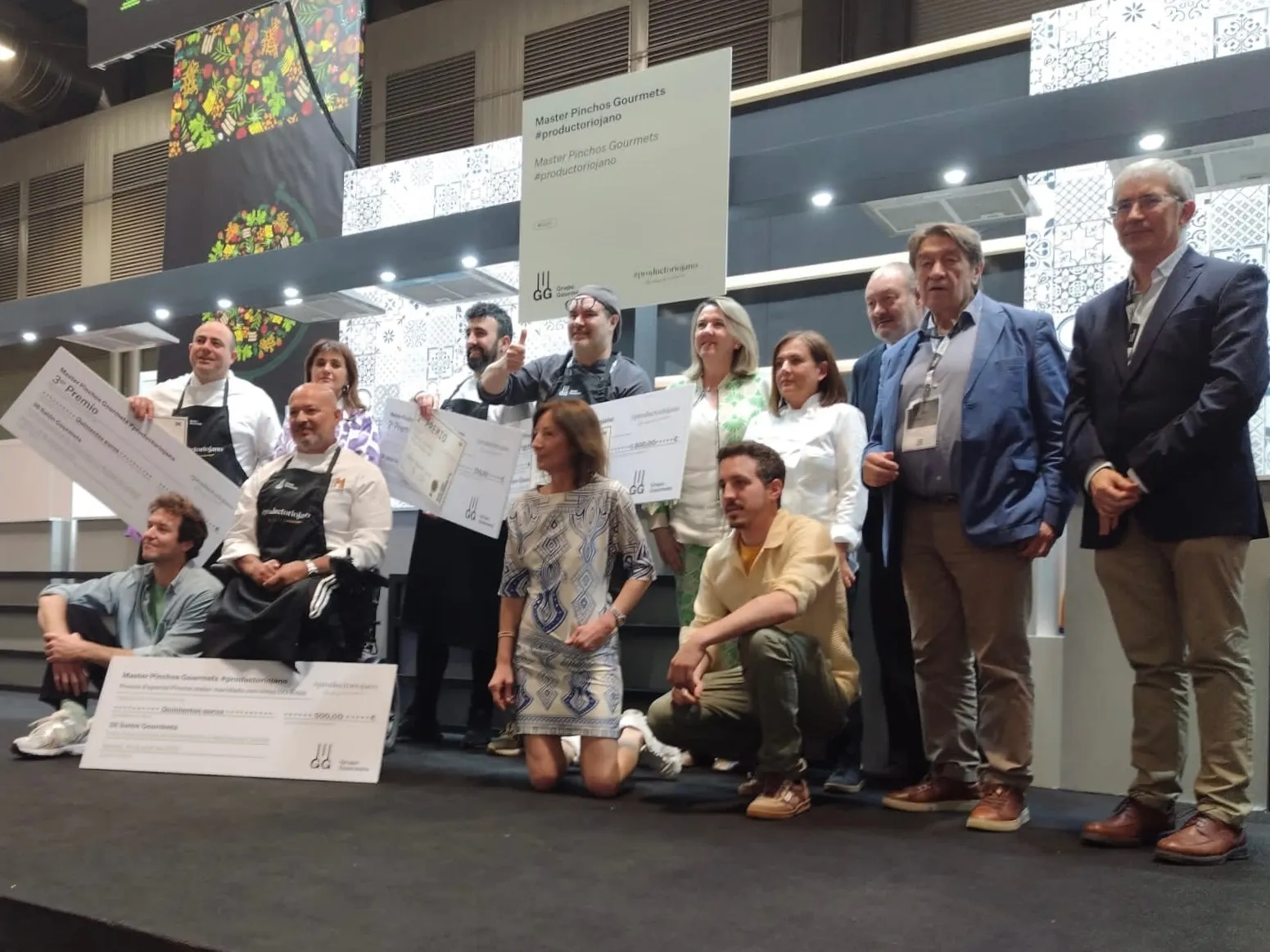 Foto 2 - Helio Flores consigue el tercer premio en el importante Master Pinchos Gourmets #productoriojano