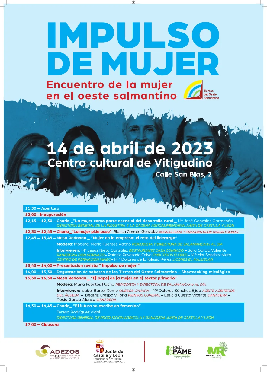 Programa de la jornada Impulso de Mujer 