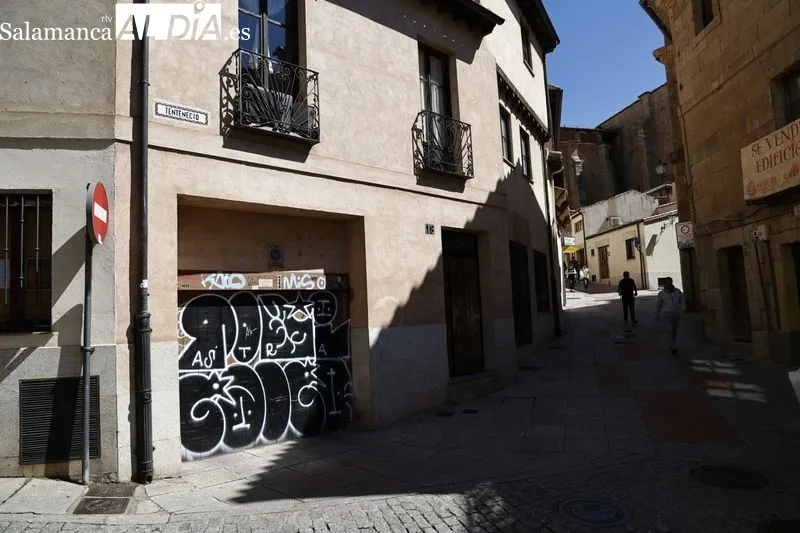 Calle Tentenecio en Salamanca. Foto de David Sañudo