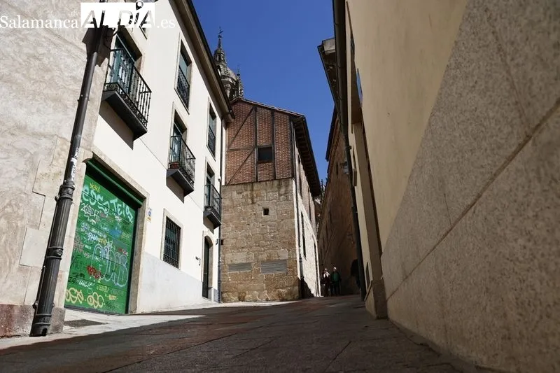 Calle Tentenecio en Salamanca. Foto de David Sañudo