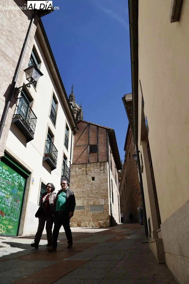 Calle Tentenecio en Salamanca. Foto de David Sañudo