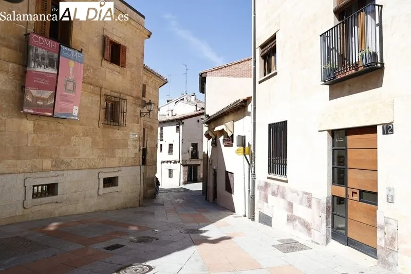 Calle Tentenecio en Salamanca. Foto de David Sañudo