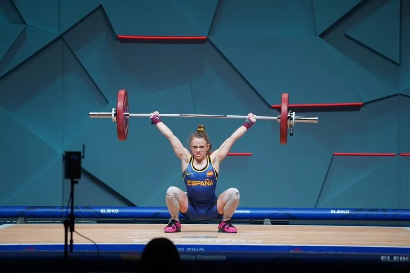 La salmantina Marta García gana tres bronces en el Europeo de halterofilia