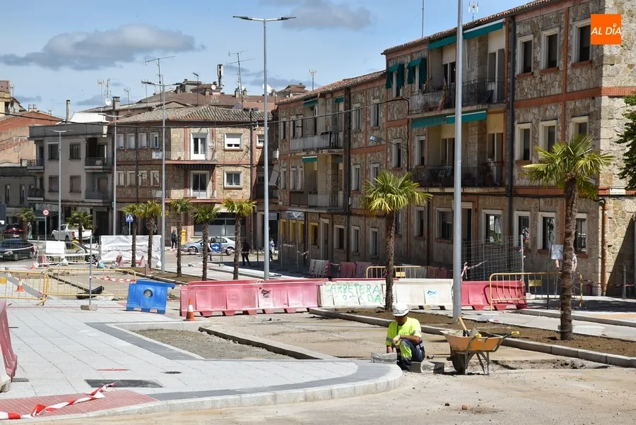 Foto 9 - Plantadas las palmeras del segundo tramo en obras de la Avenida de Espa&ntilde;a
