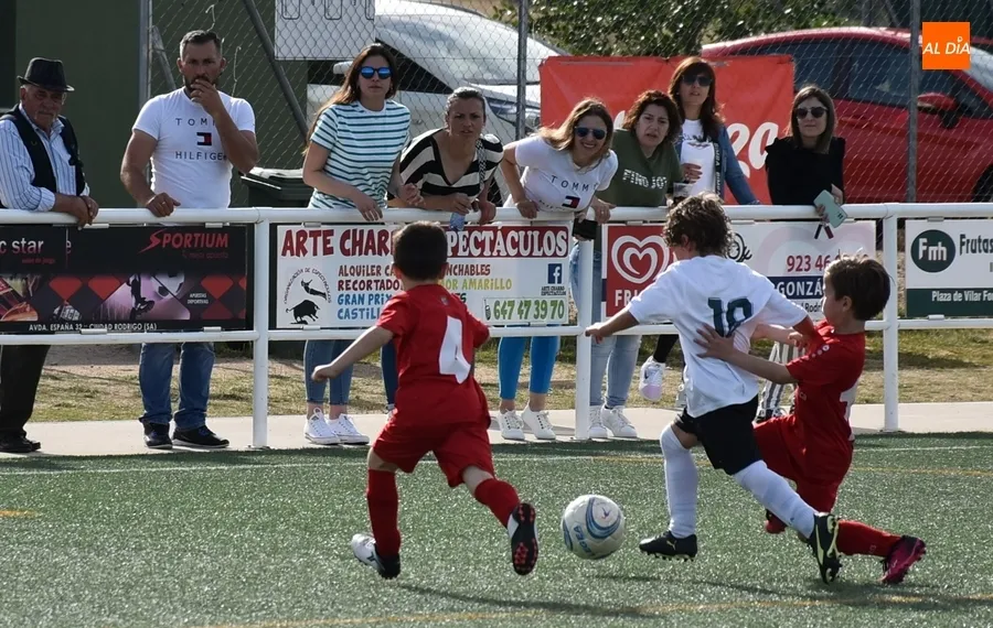 Foto 6 - El Prebenjam&iacute;n del Ciudad Rodrigo rompe en el tramo final el duelo adelantado frente al Hergar B