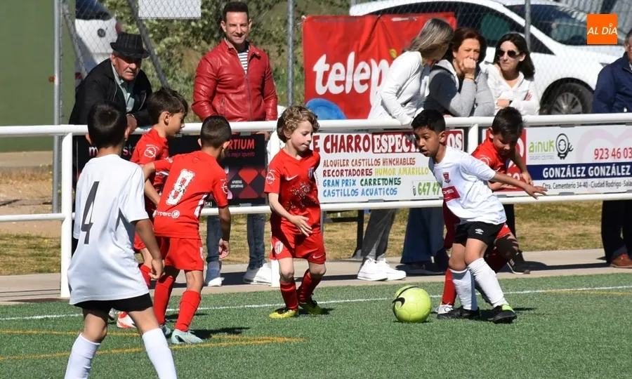 Foto 4 - El Prebenjam&iacute;n del Ciudad Rodrigo inicia el &uacute;ltimo bloque liguero superando al Santa Marta B