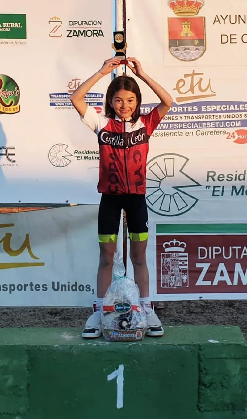 Daida García se llevaba la general de la Copa de Escuelas de Castilla y León BTT