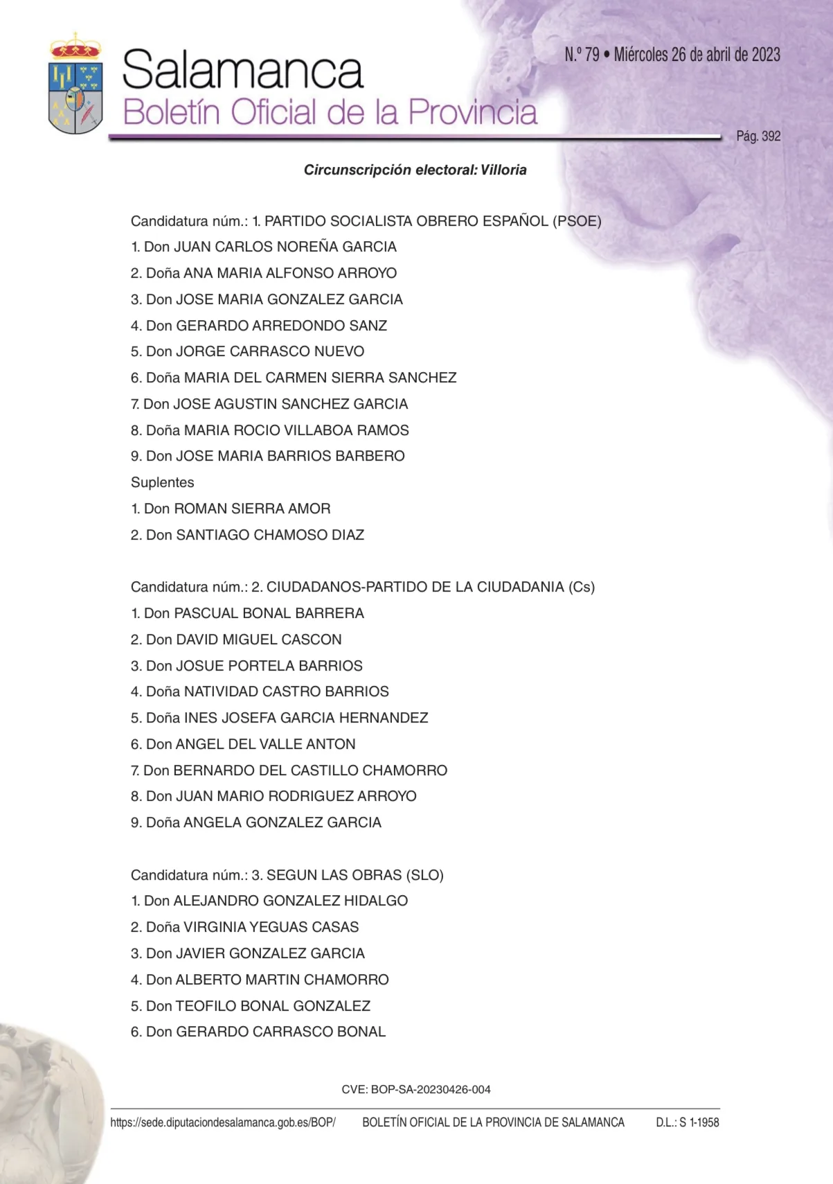 Foto 5 - Una por una: As&iacute; son todas las candidaturas en la comarca Pe&ntilde;aranda-Las Villas