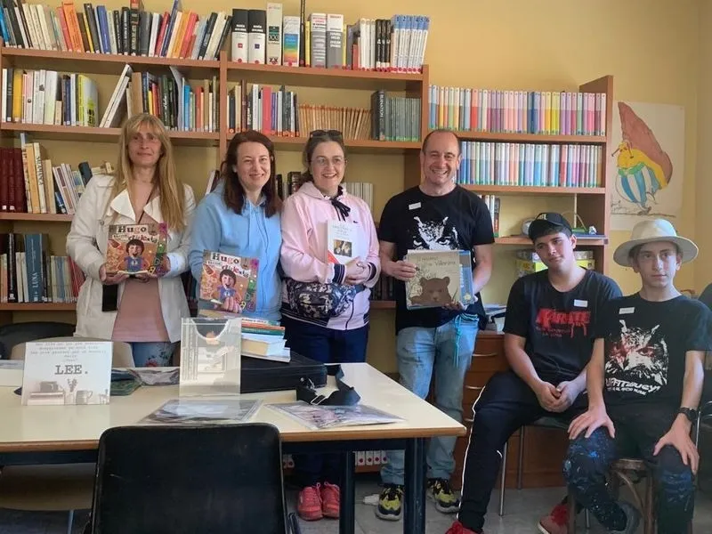 Visita de la Asociación de dislexia DISFAM Salamanca a Garcibuey. Foto Corchado