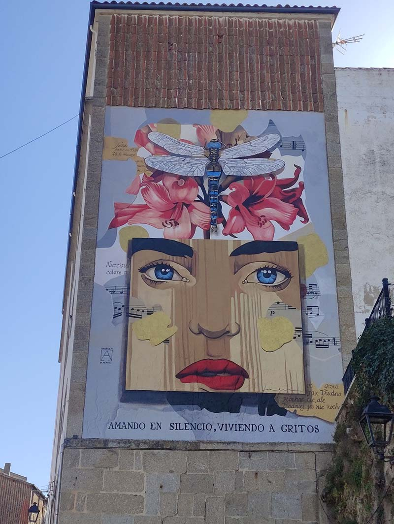 Un nuevo mural para plasmar la emoción de la cultura en Béjar