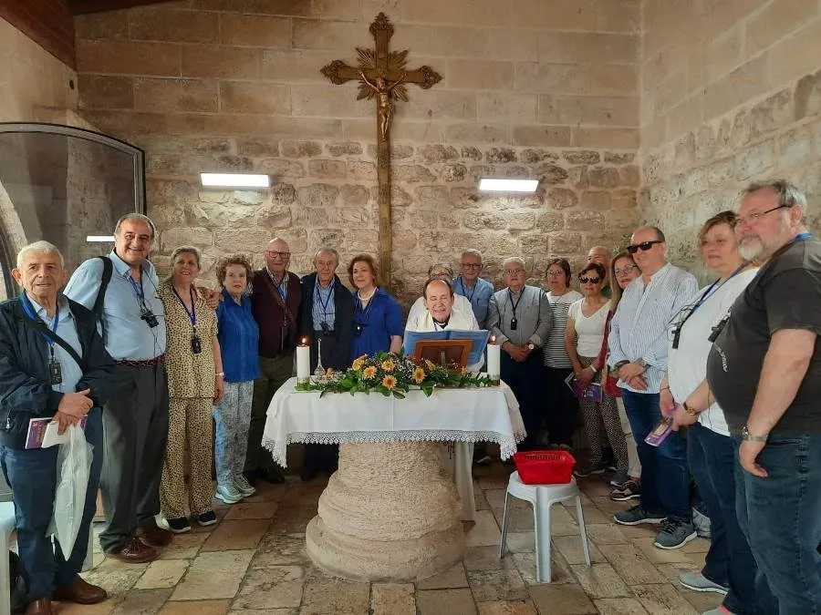 Foto 2 - Fieles de San Andr&eacute;s y el Arciprestazgo de Arga&ntilde;&aacute;n peregrinan a Tierra Santa