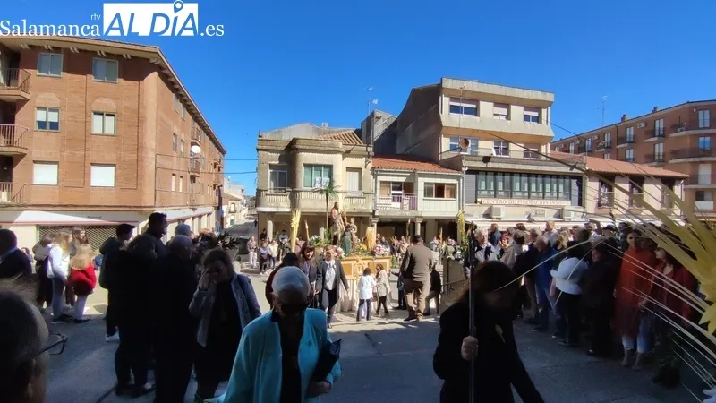 Procesión de 'la borriquilla' en Vitigudino / CORRAL