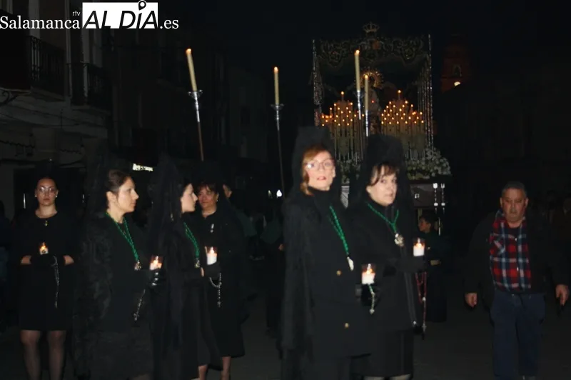La Procesión del Encuentro se vivía este Jueves Santo junto a las ocho cofradías locales