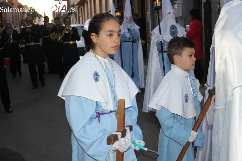 La procesión del Vía Crucis protagonizaba el amanecer del Viernes Santo en Peñaranda