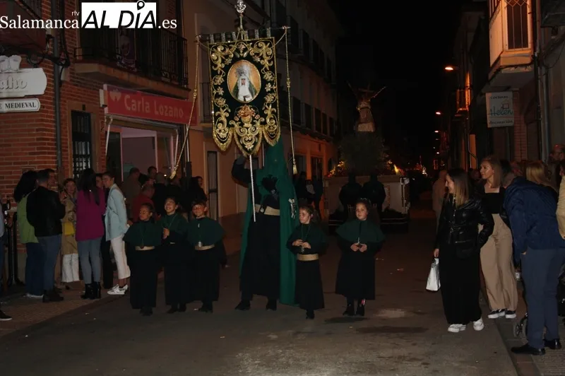 La procesión del Santo Entierro se vivía en la tarde de este Viernes Santo en Peñaranda