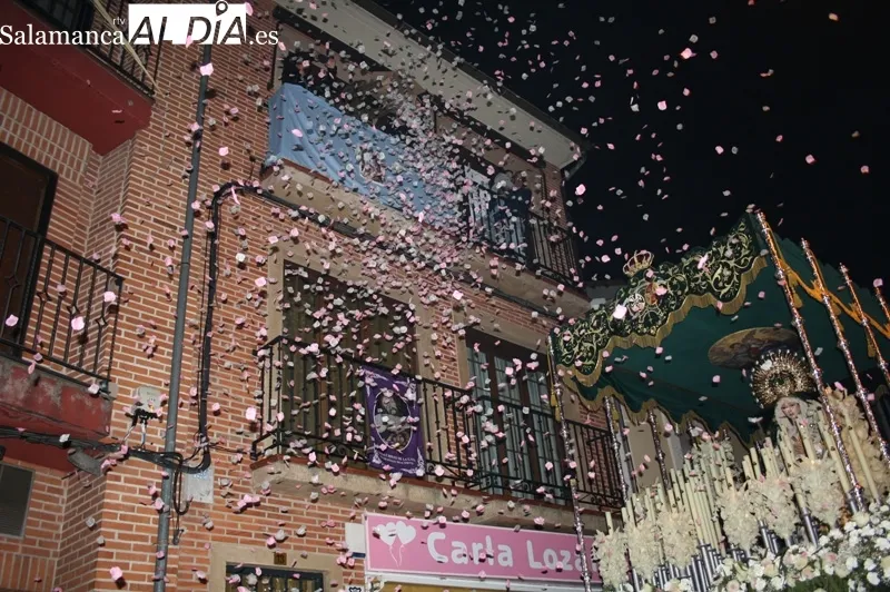 La procesión del Santo Entierro se vivía en la tarde de este Viernes Santo en Peñaranda