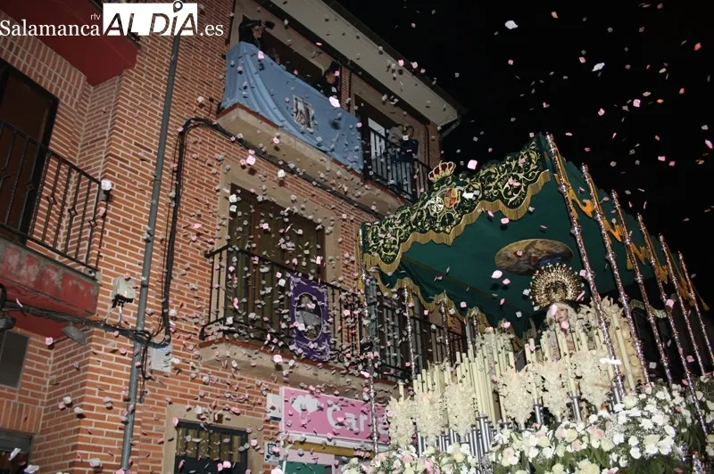 La procesión del Santo Entierro se vivía en la tarde de este Viernes Santo en Peñaranda