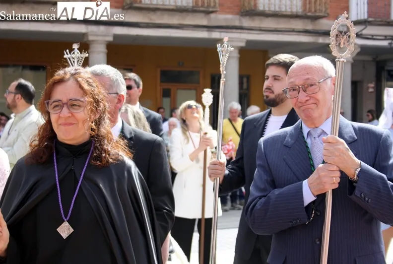 La procesión de Resucitado ha congregado a miles de personas en Peñaranda