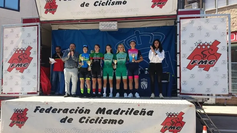 Laura Lucas, podio Fuenlabrada - HyD Pinturas ECS