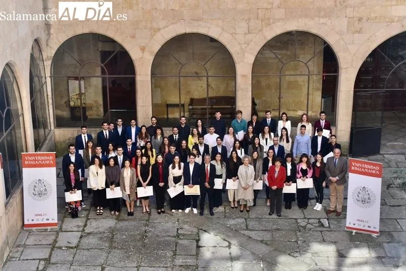 Entrega de los Premios Extraordinarios de Grado de la USAL. Foto de Vanesa Martins