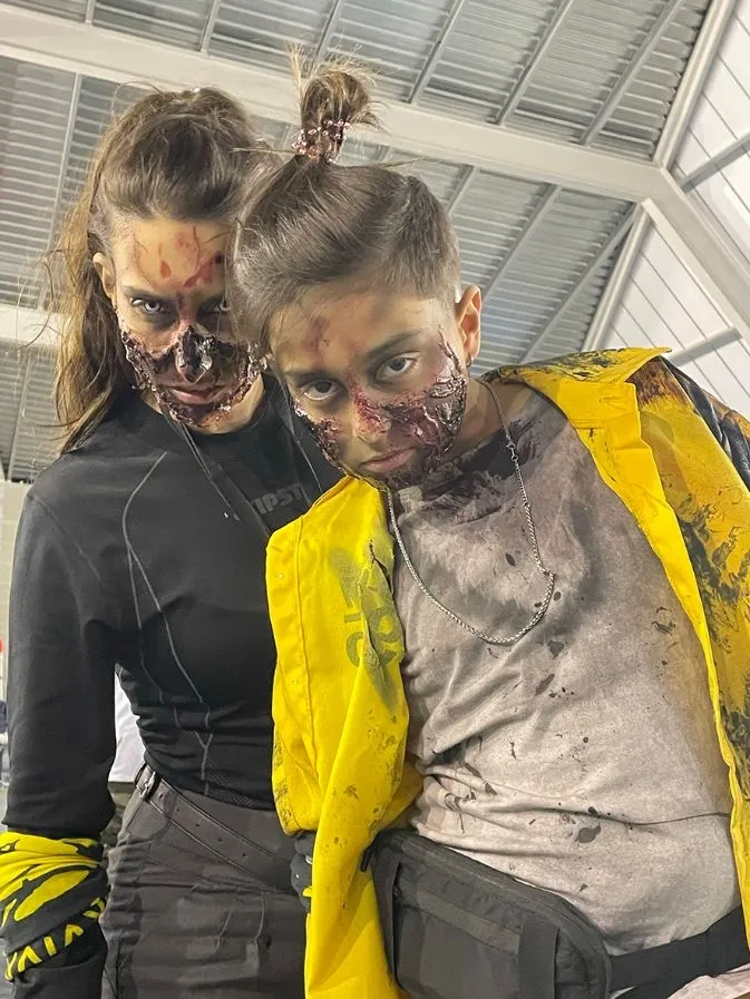 Los jóvenes de Carbajosa, en el juego de rol Survival Zombie