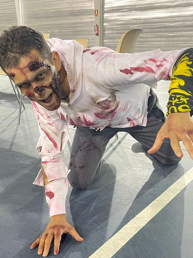 Los jóvenes de Carbajosa, en el juego de rol Survival Zombie