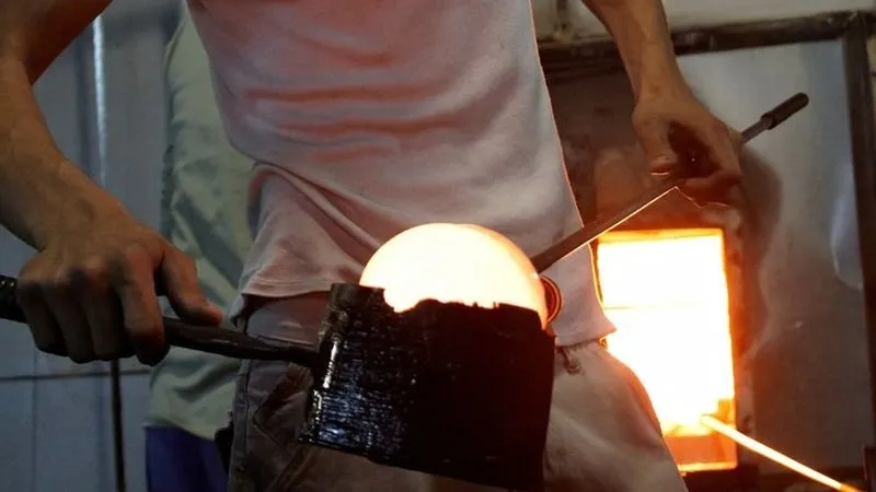 Producción de vidrio en Marinha Grande