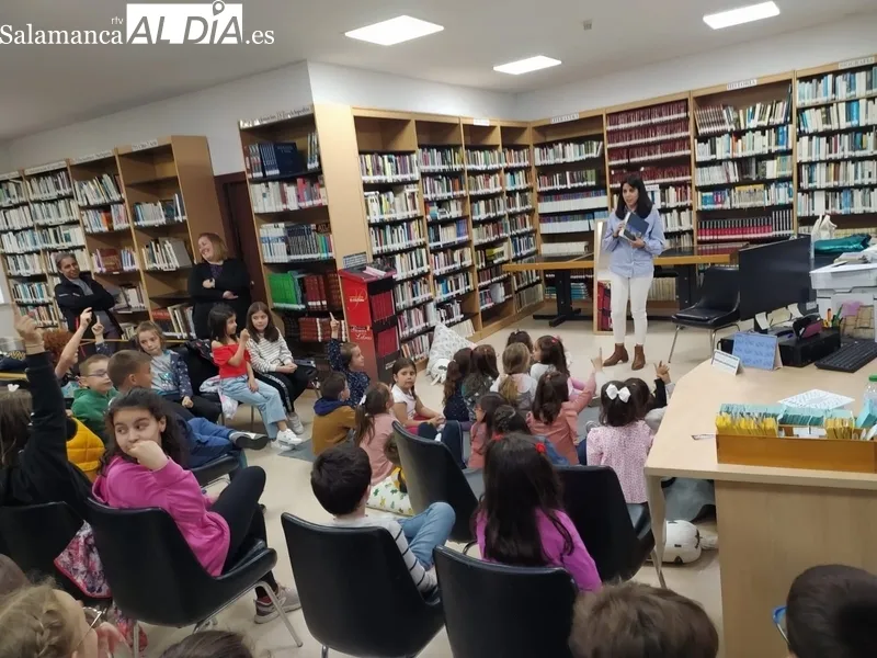 Taller de cuentos en Vitigudino 