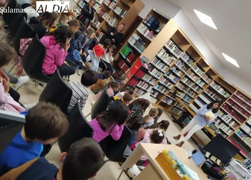 Taller de cuentos en Vitigudino 