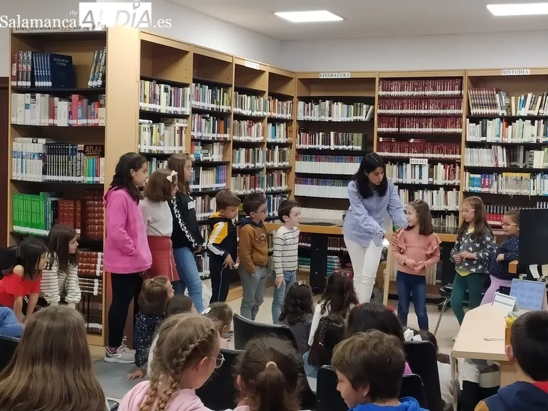 Taller de cuentos en Vitigudino 