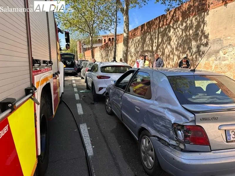 Efectos de este siniestro en la avenida de San Agustín. Foto de Vanesa Martins