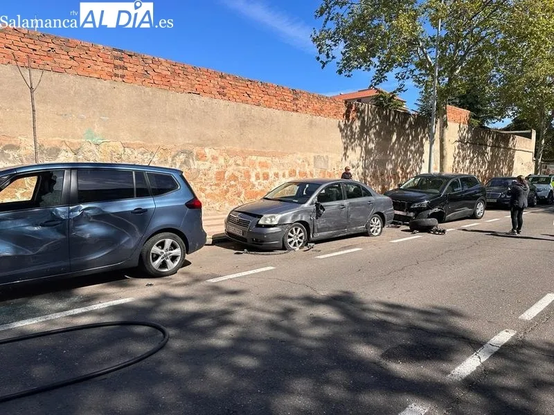 Efectos de este siniestro en la avenida de San Agustín. Foto de Vanesa Martins