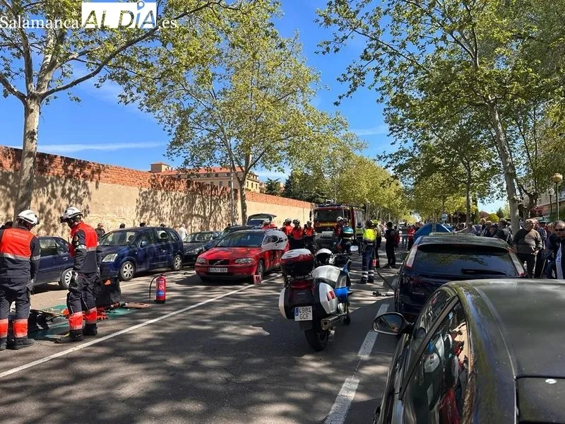 Efectos de este siniestro en la avenida de San Agustín. Foto de Vanesa Martins