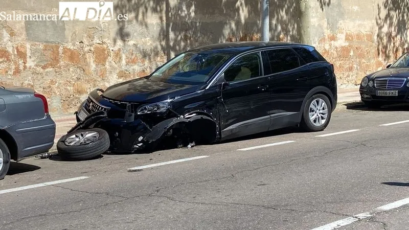 Efectos de este siniestro en la avenida de San Agustín. Foto de Vanesa Martins