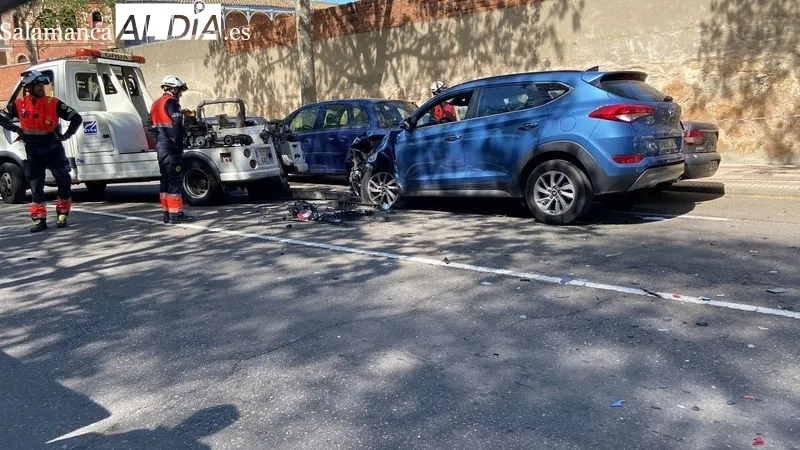 Efectos de este siniestro en la avenida de San Agustín. Foto de Vanesa Martins