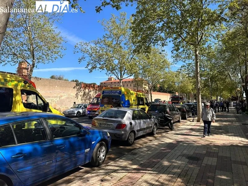 Efectos de este siniestro en la avenida de San Agustín. Foto de Vanesa Martins
