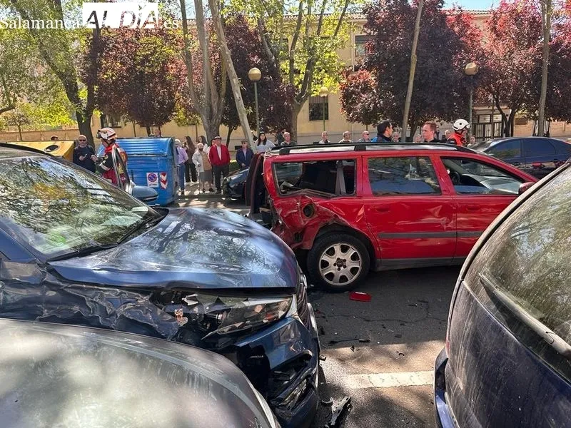 Efectos de este siniestro en la avenida de San Agustín. Foto de Vanesa Martins