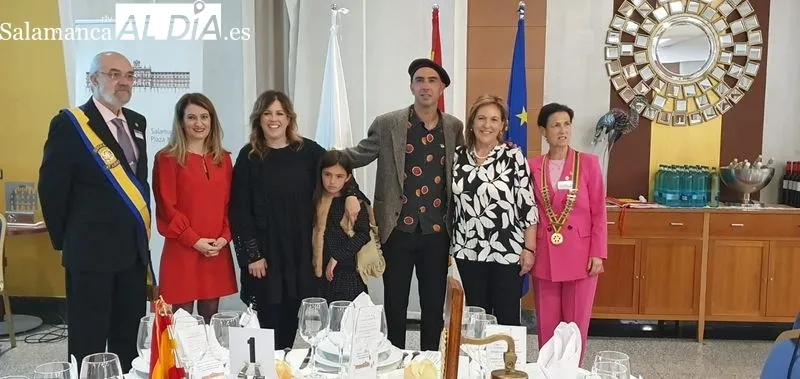 Velada en la que el Rotary Club Plaza Mayor ha premiado a Mayalde