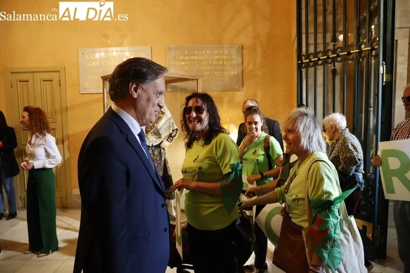 Acto en el Ayuntamiento con motivo del Día Mundial de la Salud. Foto de David Sañudo