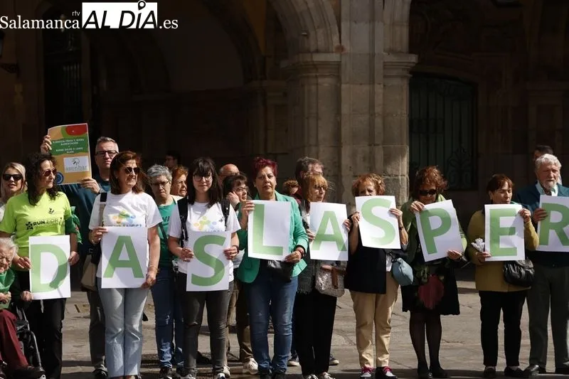 Acto en la Plaza Mayor con motivo del Día Mundial de la Salud. Foto de David Sañudo