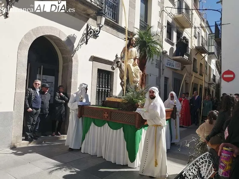 Foto 4 - Ramos y palmas para abrir la Semana Santa bejarana