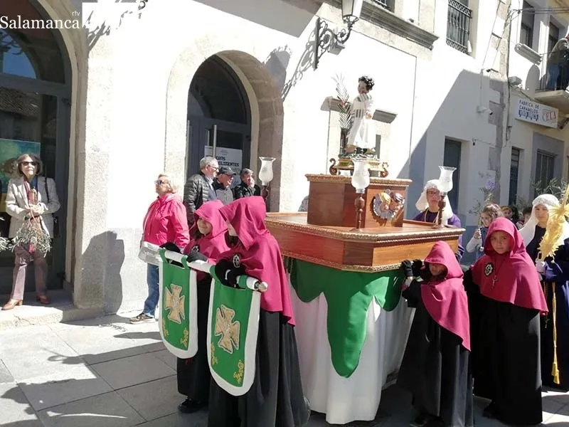 Foto 6 - Ramos y palmas para abrir la Semana Santa bejarana