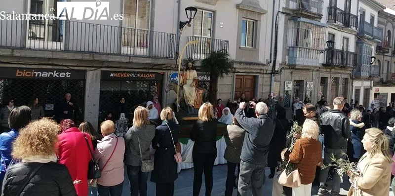 Foto 2 - Ramos y palmas para abrir la Semana Santa bejarana