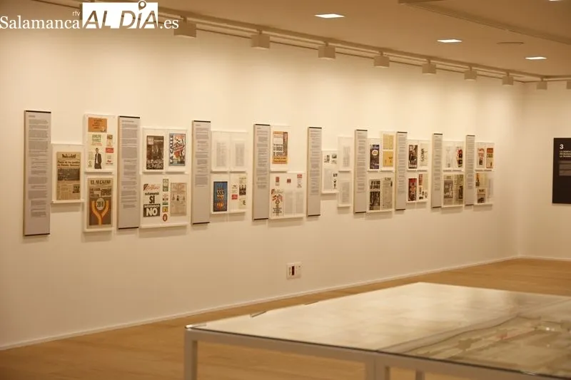 Exposición “LENGUA Y POLÍTICA. La transición española a la democracia”, en el Centro Internacional del Español. Foto de David Sañudo