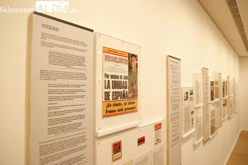 Exposición “LENGUA Y POLÍTICA. La transición española a la democracia”, en el Centro Internacional del Español. Foto de David Sañudo