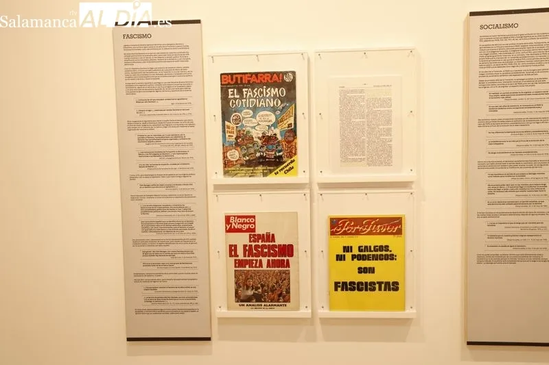 Exposición “LENGUA Y POLÍTICA. La transición española a la democracia”, en el Centro Internacional del Español. Foto de David Sañudo