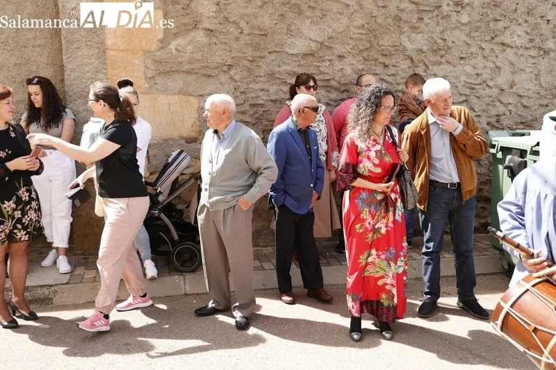 Bailes charros en la última jornada de las fiestas en Doñinos de Salamanca. Foto de David Sañudo