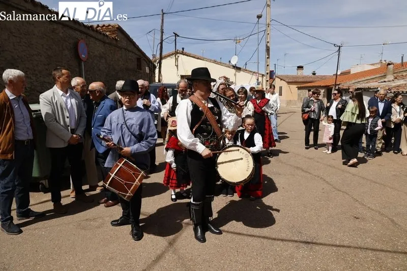 Bailes charros en la última jornada de las fiestas en Doñinos de Salamanca. Foto de David Sañudo