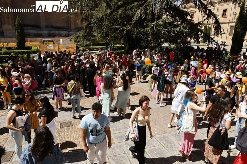 Fiestas de la Facultad de Filología de la Universidad de Salamanca. Foto de David Sañudo