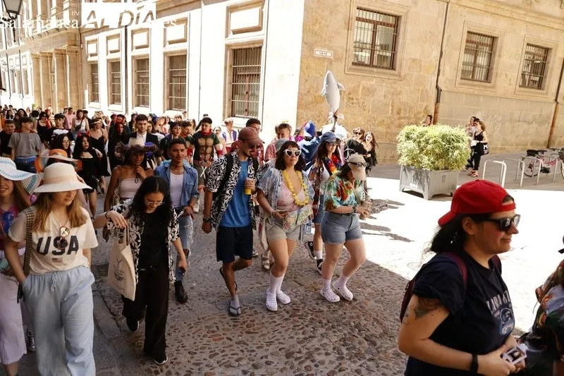 Fiestas de la Facultad de Filología de la Universidad de Salamanca. Foto de David Sañudo